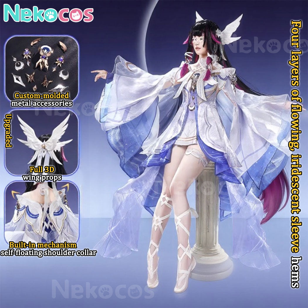 【Nekocos】Game Genshin Impact Cosplay Columbina Hyposelenia Cosplay Costume Premium Edition | Custom-Tailor