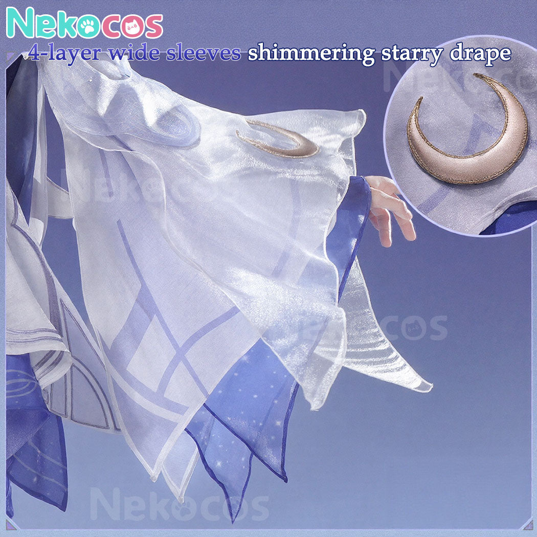 【Nekocos】Game Genshin Impact Cosplay Columbina Hyposelenia Cosplay Costume Premium Edition | Custom-Tailor