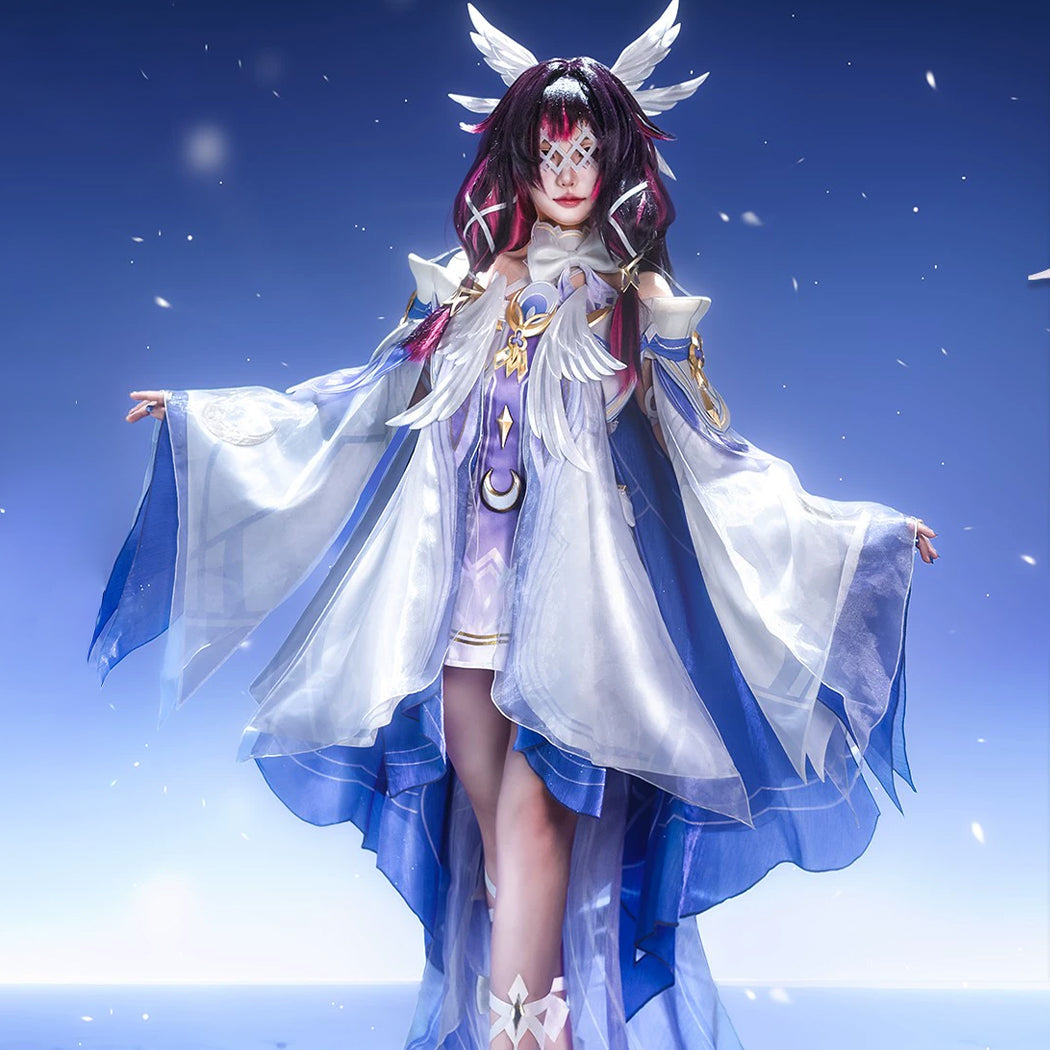 【Nekocos】Game Genshin Impact Cosplay Columbina Hyposelenia Cosplay Costume Premium Edition | Custom-Tailor