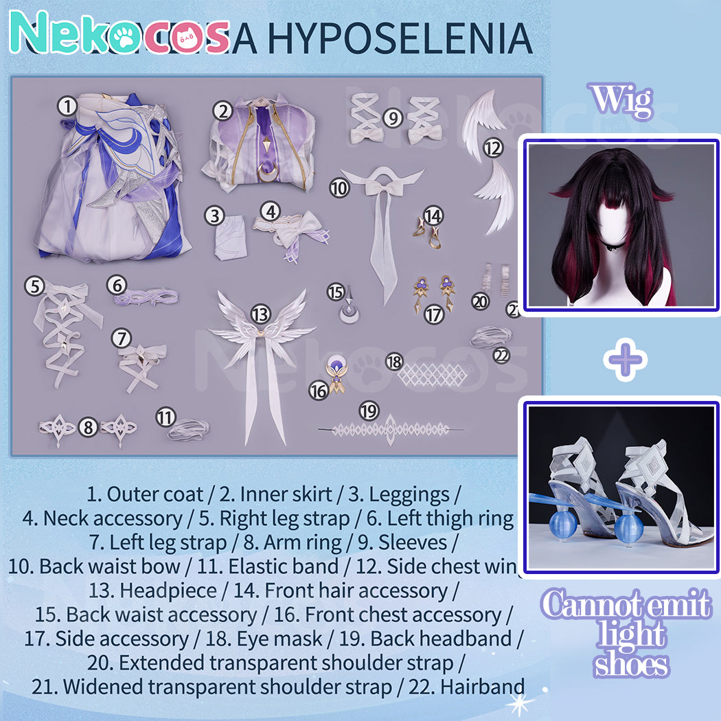 【Nekocos】Game Genshin Impact Cosplay Columbina Hyposelenia Cosplay Costume Premium Edition | Custom-Tailor