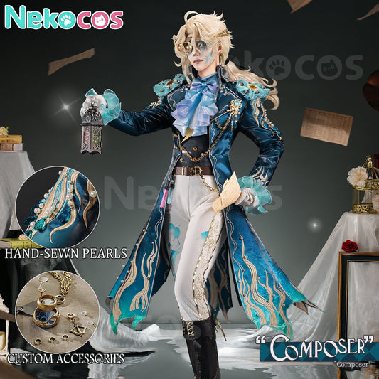 【Nekocos】Game Identity V Cosplay Composer Phantom Sail Cosplay Costume Premium Edition | In Stock