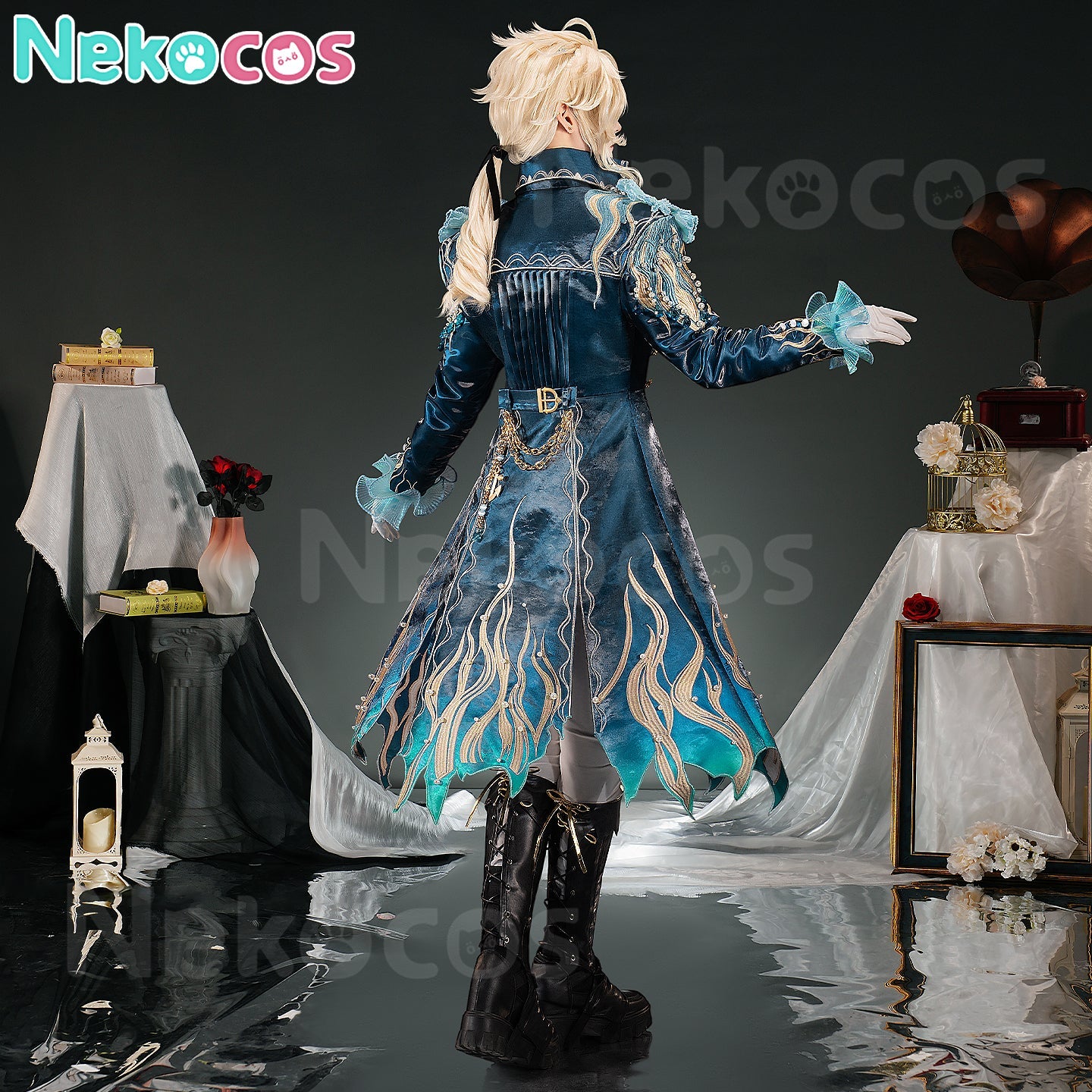 【Nekocos】Game Identity V Cosplay Composer Phantom Sail Cosplay Costume Premium Edition | In Stock