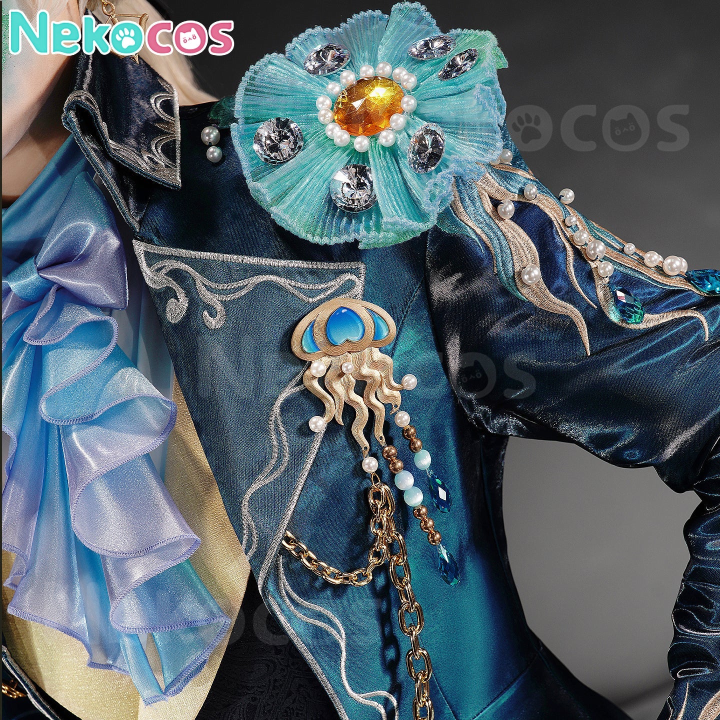 【Nekocos】Game Identity V Cosplay Composer Phantom Sail Cosplay Costume Premium Edition | In Stock