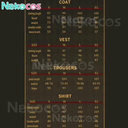 【Nekocos】Game Identity V Cosplay Composer Frederick Kreiburg Cosplay Costume Premium Edition | Custom-Tailor