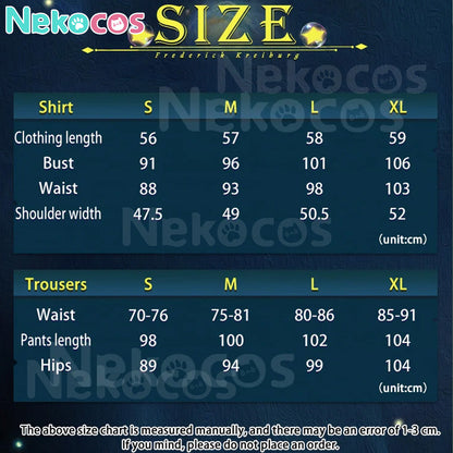 【Nekocos】Game Identity V Cosplay Composer Frederick Kreiburg Cosplay Costume Premium Edition | Custom-Tailor