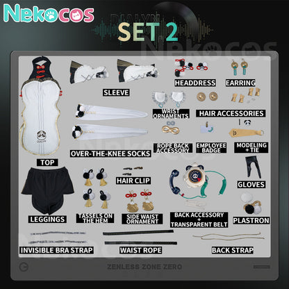 【Nekocos】Game Zenless Zone Zero Cosplay Dialyn Cosplay Costume Premium Edition | In Stock