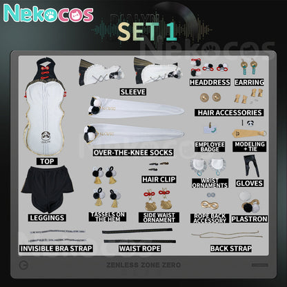 【Nekocos】Game Zenless Zone Zero Cosplay Dialyn Cosplay Costume Premium Edition | In Stock