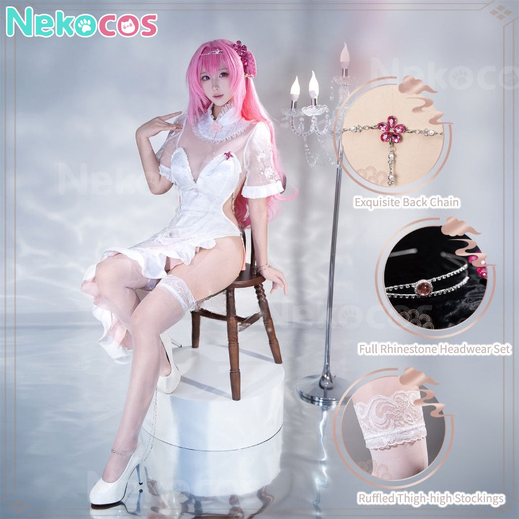 【Nekocos】Game Cosplay Banquet in Peach Blossom Land Cheongsam Cosplay Costume | In Stock