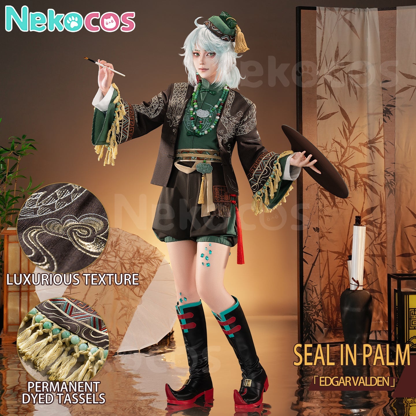 【Nekocos】Game Identity V Cosplay Sealed Chronicler Cosplay Costume Premium Edition | In Stock