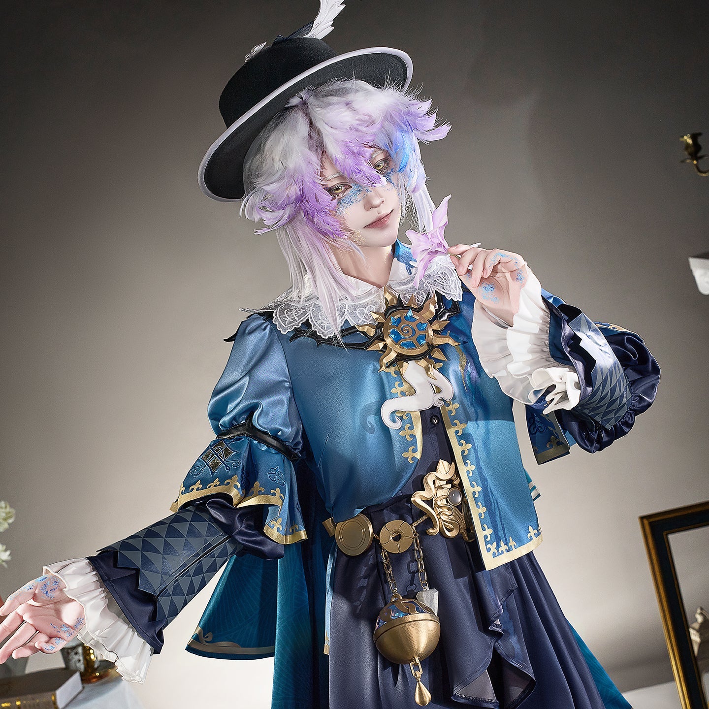 【Nekocos】Game Identity V Cosplay Deep Blue Cosplay Costume Premium Edition | Custom-Tailor