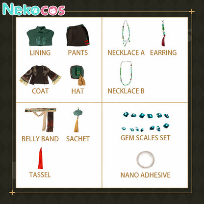 【Nekocos】Game Identity V Cosplay Sealed Chronicler Cosplay Costume Premium Edition | In Stock
