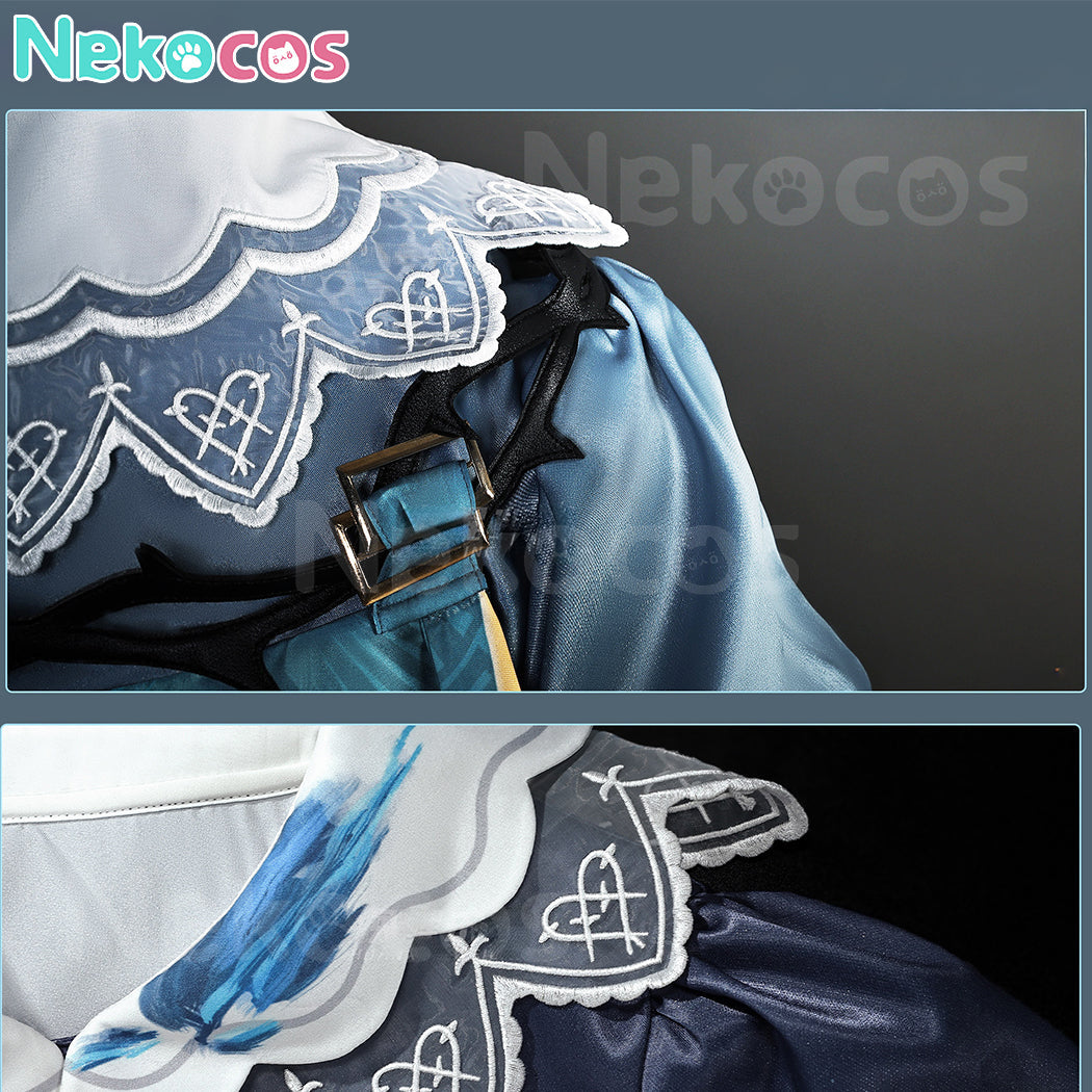 【Nekocos】Game Identity V Edgar Valden Deep Blue Cosplay Costume | Custom-Tailor