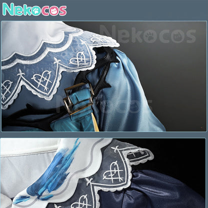 【Nekocos】Game Identity V Edgar Valden Deep Blue Cosplay Costume | Custom-Tailor