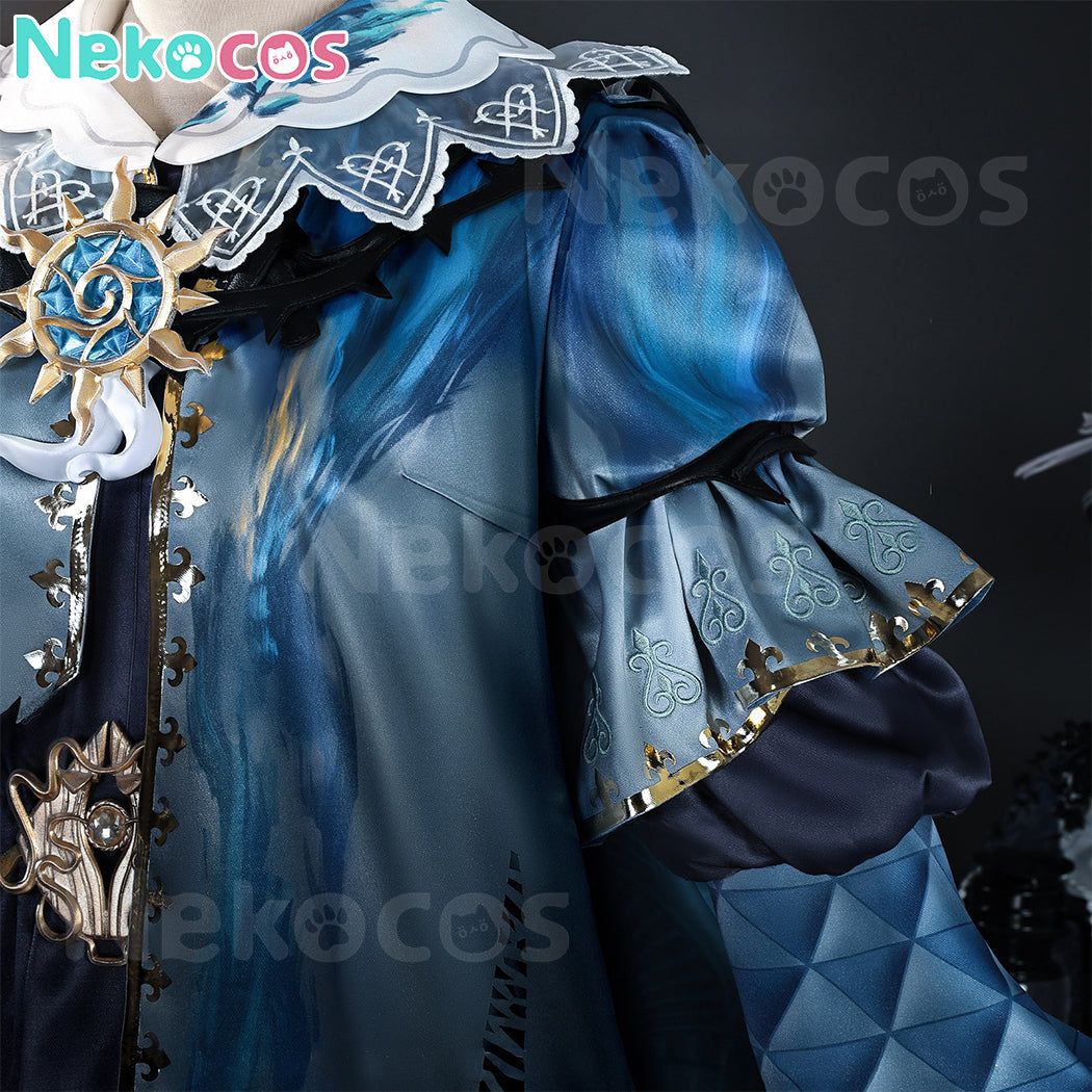 【Nekocos】Game Identity V Edgar Valden Deep Blue Cosplay Costume | Custom-Tailor