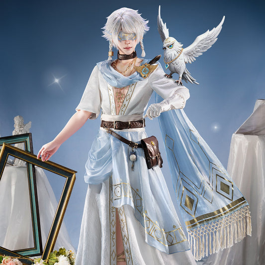 【Nekocos】Game Identity Ⅴ Cosplay Pure White Prophet Cosplay Costume Premium Edition | In Stock