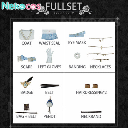 【Nekocos】Game Identity Ⅴ Cosplay Pure White Prophet Cosplay Costume Premium Edition | In Stock