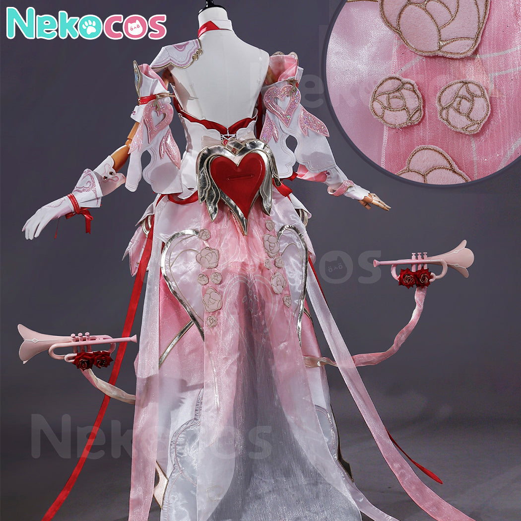 【Nekocos】Game Honkai Impact 3rd Cosplay Elysia Fairy of Love’s Wish Cosplay Costume Premium Edition | Custom-Tailor