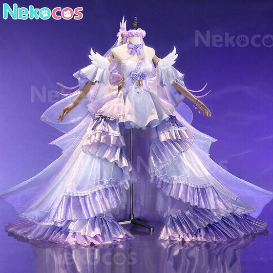 【Nekocos】Game Honkai Impact 3rd Cosplay Elysia Song Among the Flowers Cosplay Costume Premium Edition | Custom-Tailor