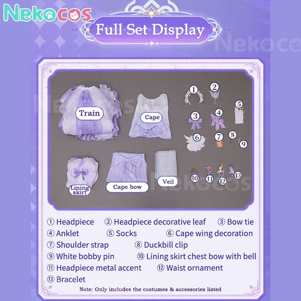 【Nekocos】Game Honkai Impact 3rd Cosplay Elysia Song Among the Flowers Cosplay Costume Premium Edition | Custom-Tailor