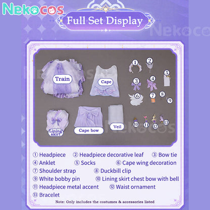 【Nekocos】Game Honkai Impact 3rd Cosplay Elysia Song Among the Flowers Cosplay Costume Premium Edition | Custom-Tailor