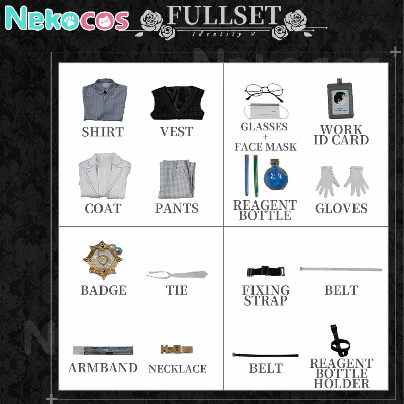 【Nekocos】Game Identity V Cosplay Embalmer Cosplay Costume Premium Edition | In Stock