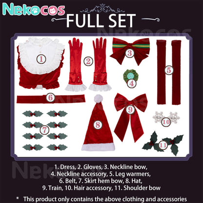【Nekocos】Game Identity Ⅴ Cosplay Christmas Emma Woods Cosplay Costume | In Stock