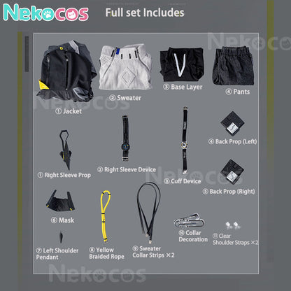 【Nekocos】Game Arknights: Endfield Cosplay Endministrator Cosplay Costume Premium Edition | Custom-Tailor