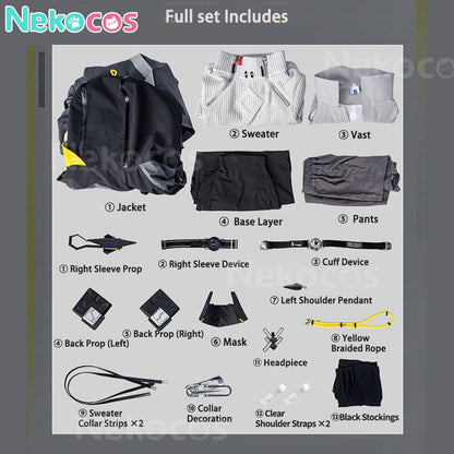 【Nekocos】Game Arknights: Endfield Cosplay Endministrator Cosplay Costume Premium Edition | Custom-Tailor