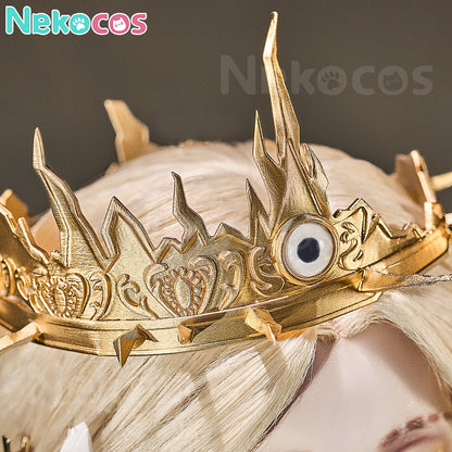 【Nekocos】Game Identity V Faro lady Evelyn Mora Pale Crown Cosplay Costume Premium Edition | In Stock
