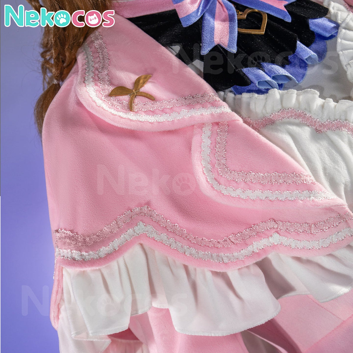 【Nekocos】Game Arknights Cosplay Eyjafjalla Fluffy Little Witch Cosplay Costume Premium Edition | Custom-Tailor