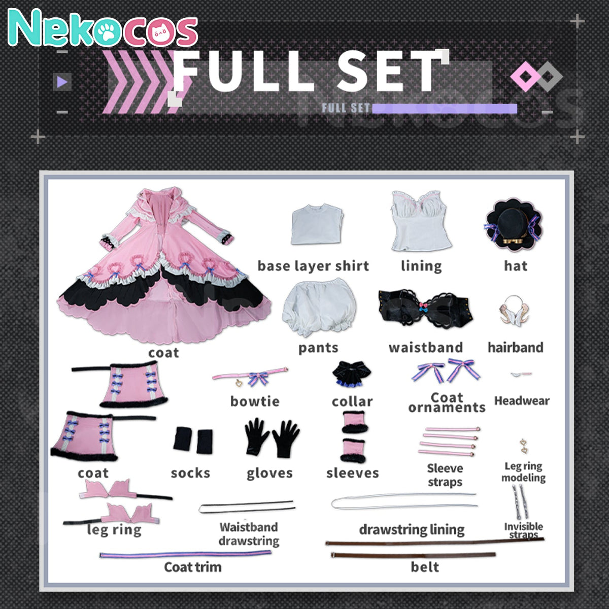 【Nekocos】Game Arknights Cosplay Eyjafjalla Fluffy Little Witch Cosplay Costume Premium Edition | Custom-Tailor