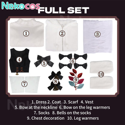 【Nekocos】Game Arknights Cosplay Eyjafjalla Cosplay Costume Premium Edition | Custom-Tailor