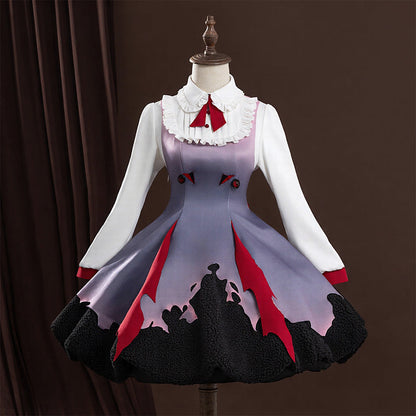 【Nekocos】Game Arknights Cosplay Eyjafjalla the Hvít Aska Cosplay Costume | Custom-Tailor