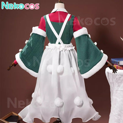【Nekocos】Game Arknights Cosplay Goldenglow Joyful Night Attendant Cosplay Costume | In Stock