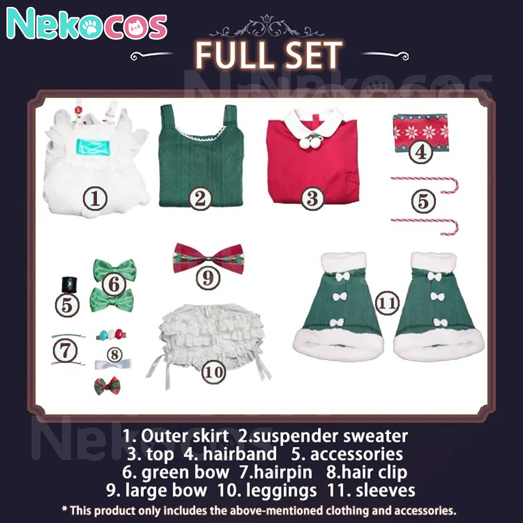【Nekocos】Game Arknights Cosplay Goldenglow Joyful Night Attendant Cosplay Costume | In Stock