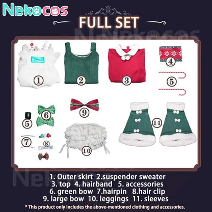 【Nekocos】Game Arknights Cosplay Goldenglow Joyful Night Attendant Cosplay Costume | In Stock