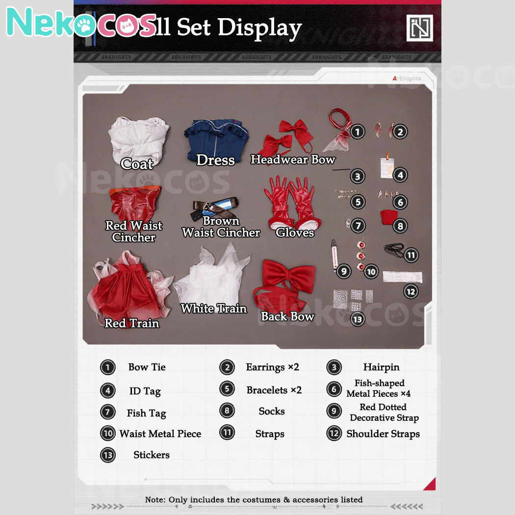 Arknights Haruka Cosplay Costume | Premium EditionArknights,Costume,Game