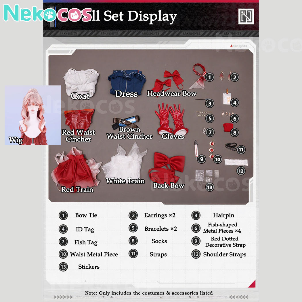 Arknights Haruka Cosplay Costume | Premium EditionArknights,Costume,Game