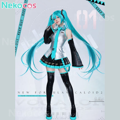 【Nekocos】Vocaloid Hatsune Miku Cosplay Snow Hatsune Cosplay Costume Premium Edition | Custom-Tailor