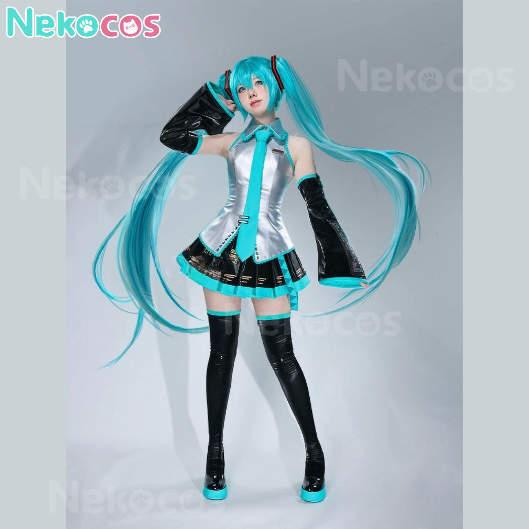 【Nekocos】Vocaloid Hatsune Miku Cosplay Snow Hatsune Cosplay Costume Premium Edition | Custom-Tailor