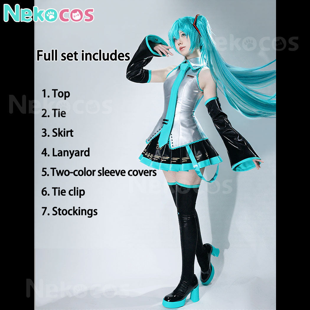 【Nekocos】Vocaloid Hatsune Miku Cosplay Snow Hatsune Cosplay Costume Premium Edition | Custom-Tailor