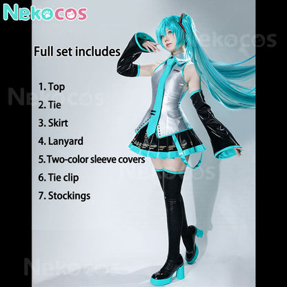 【Nekocos】Vocaloid Hatsune Miku Cosplay Snow Hatsune Cosplay Costume Premium Edition | Custom-Tailor