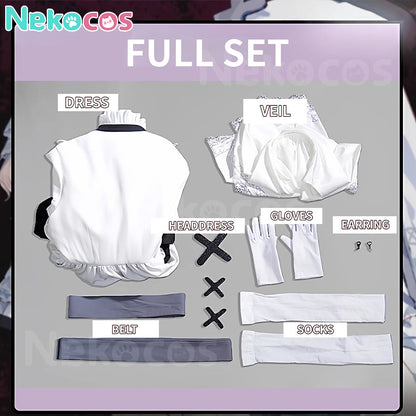 【Nekocos】Game Magical Girl Cosplay Hikami Meruru Cosplay Costume | Custom-Tailor