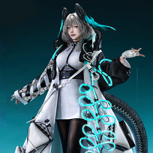 【Nekocos】Game Arknights Cosplay Ho'olheyak Cosplay Costume Premium Edition | Custom-Tailor