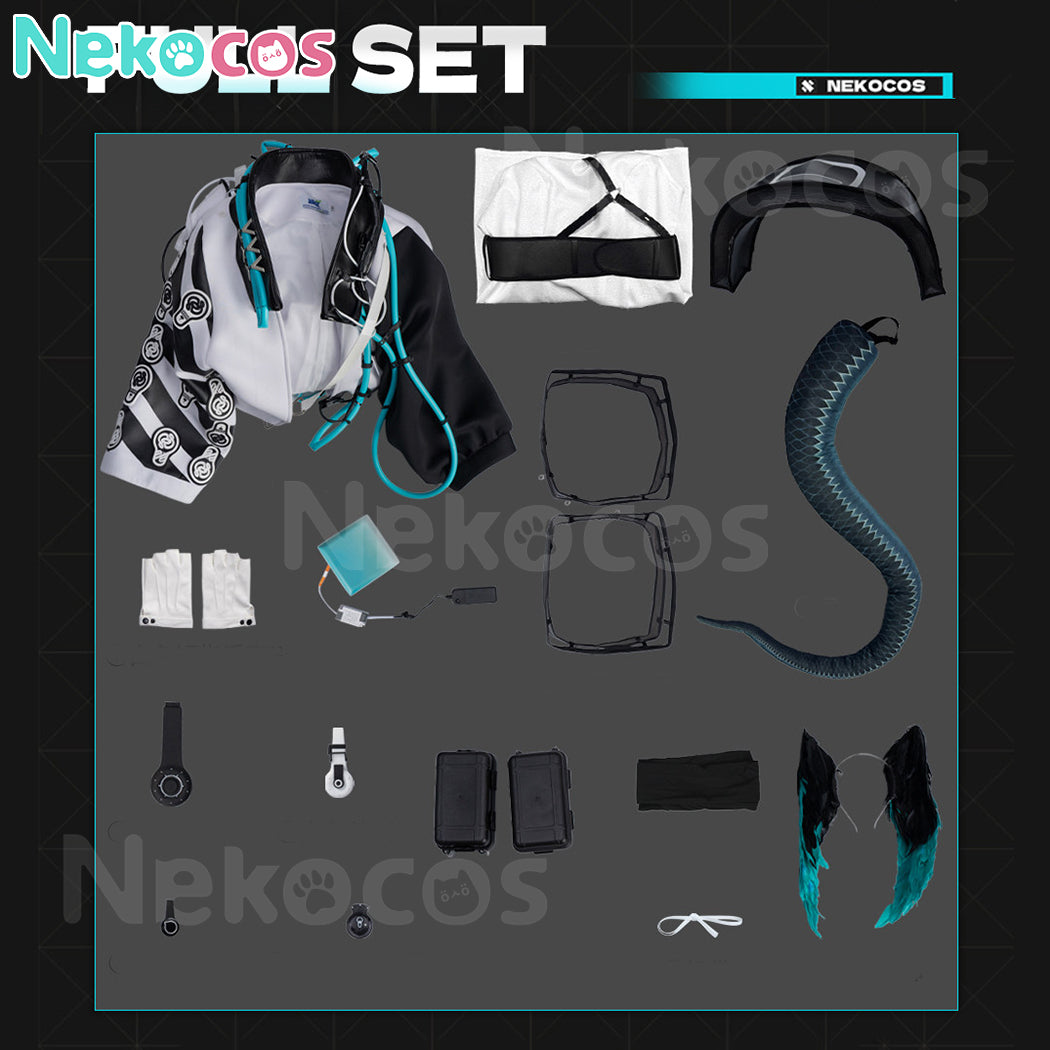 【Nekocos】Game Arknights Cosplay Ho'olheyak Cosplay Costume Premium Edition | Custom-Tailor
