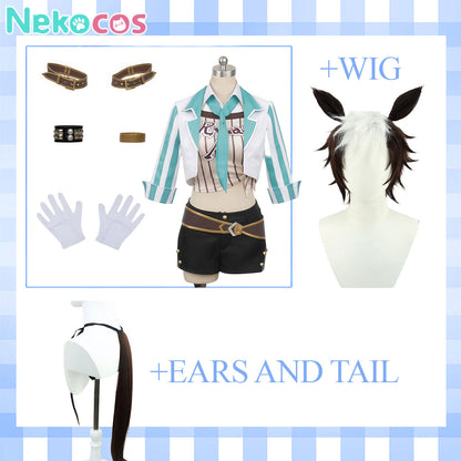 【Nekocos】Game Uma Musume Pretty Derby Cosplay Mejiro Ryan Cosplay Costume | Custom-Tailor
