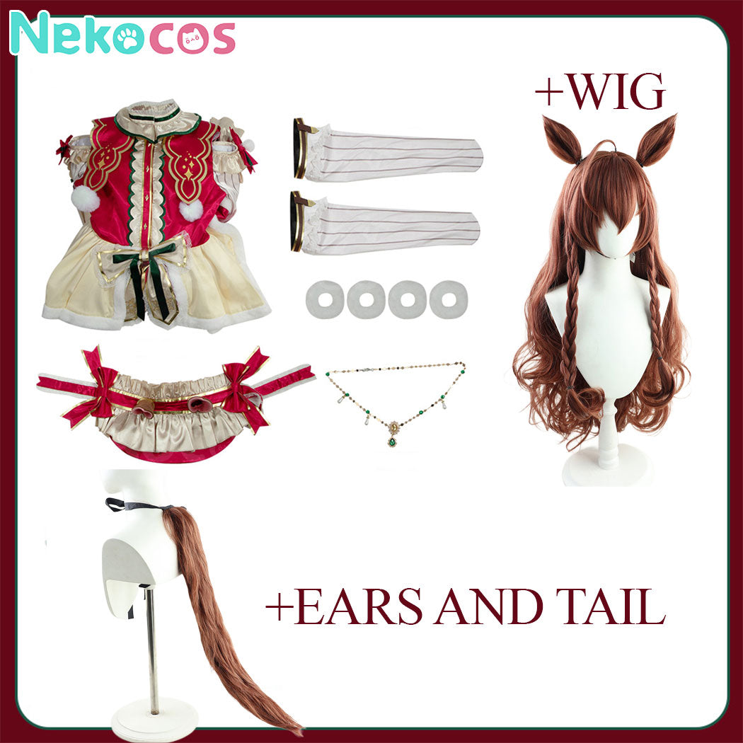 【Nekocos】Game Cosplay Mejiro Bright Christmas  Cosplay Costume | Custom-Tailor