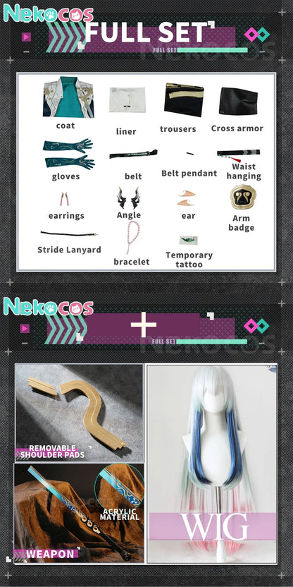 【Nekocos】Game Arknights Cosplay Yi Cosplay Costume Premium Edition | Custom-Tailor