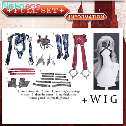 【Nekocos】Game Rivals Invisible Woman Susan Storm Malice Cosplay Costume | Custom-Tailor