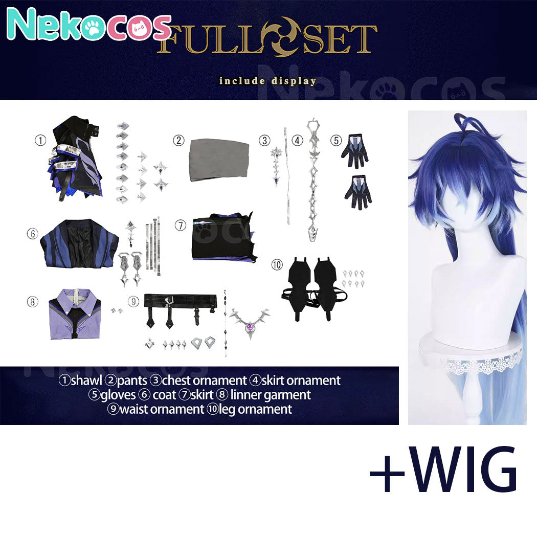 【Nekocos】Game Genshin Impact Cosplay Kyryll Chudomirovich Flins Cosplay Costume | In Stock